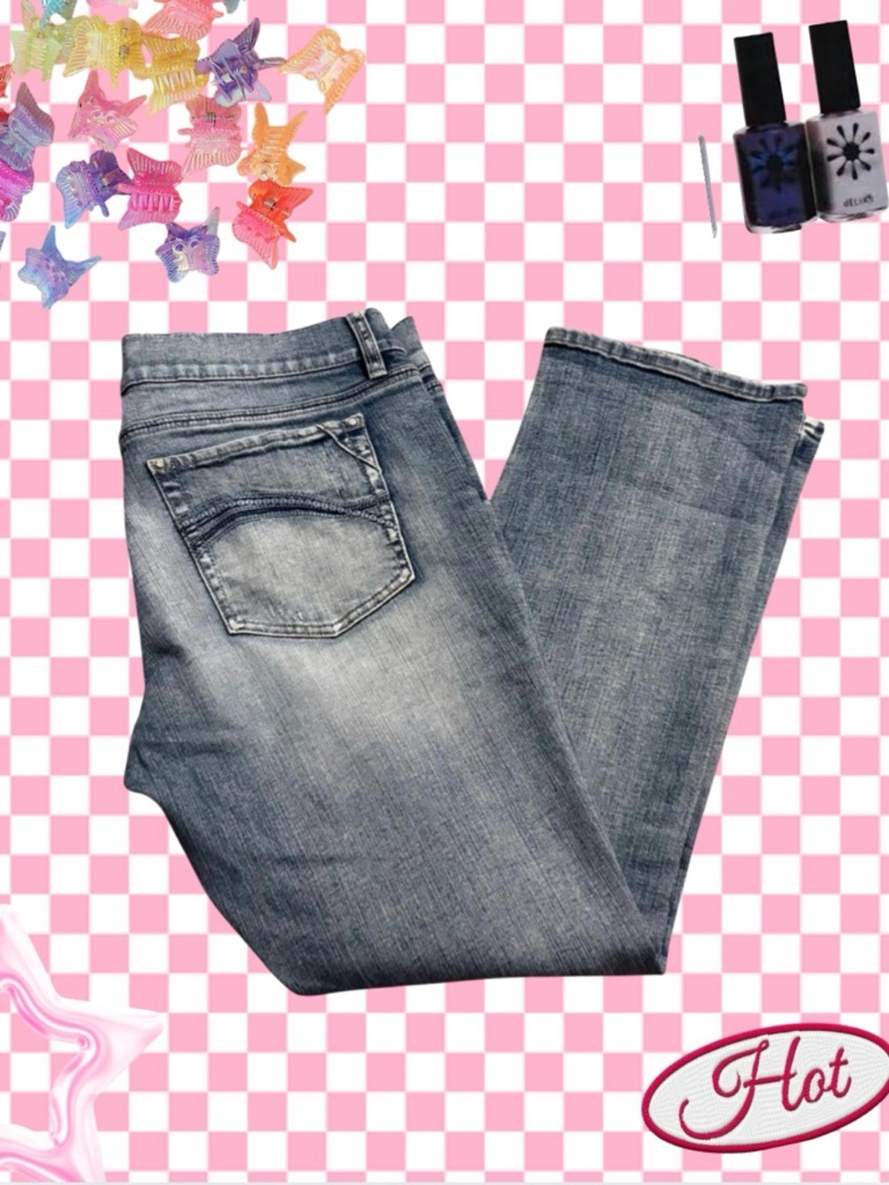 White House Black Market women’s straight leg cropped Jeans 6
